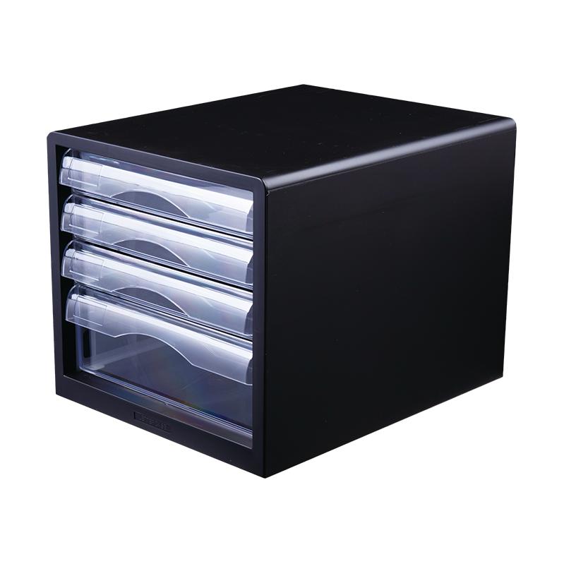 Deli Plastic File Cabinet 4 Drawers 9774
